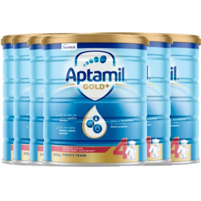 Aptamil 爱他美 金装 婴儿牛奶粉新包装4段 六桶一箱 包邮 24年1月